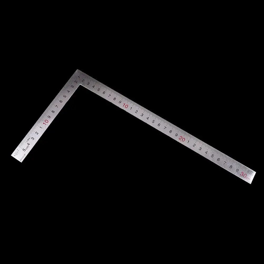 

Металл Сталь инженеры попробуйте квадратный набор Деревообработка Дерево измерительный инструмент правый угол линейка 90 градусов измерит...