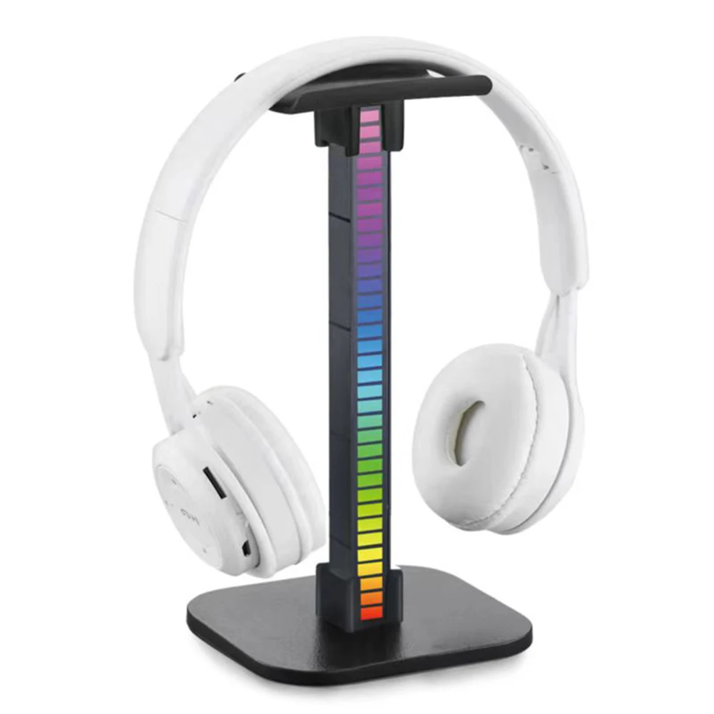 

RGB Gaming Headphone Stand LED Light Computer Desktop Display Holder Gamer Headset-Holder Non-slip Base for Gamer PC Accessories