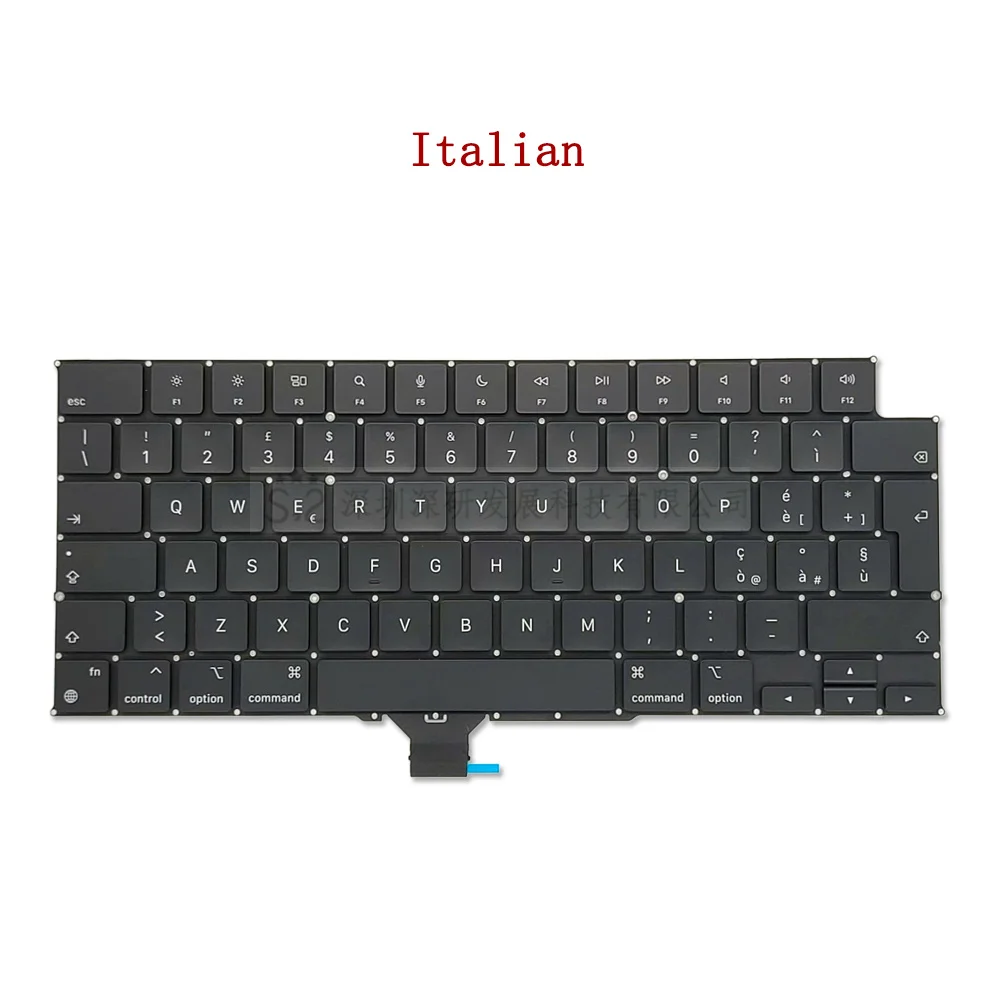 Новинка клавиатура A2442 A2485 Macbook Pro 14 &quot16&quot M1 Pro/Max US UK Французский Немецкий