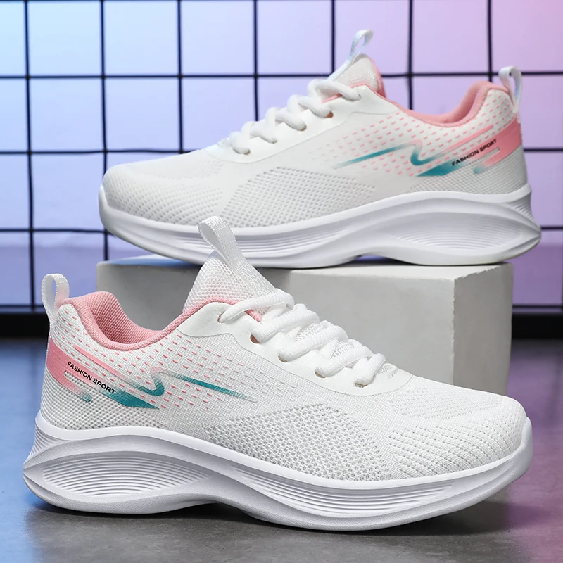 

2023 Lightweight Women Running Shoes Breathable Women's Walking Shoes Outdoor Soft Female Casual Shoes Platform Tennis Non-slip