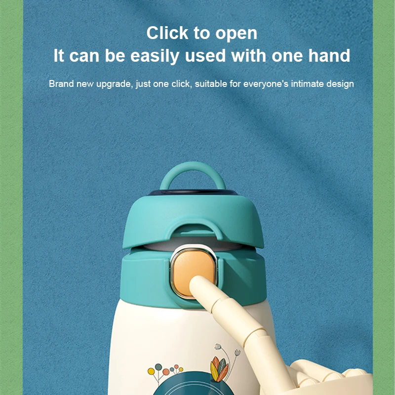 

Water Bottle 320ml Stainless Steel Smart Thermal Thermos Cup Student Display Warm Mini Portable Water Cup Belly Cup