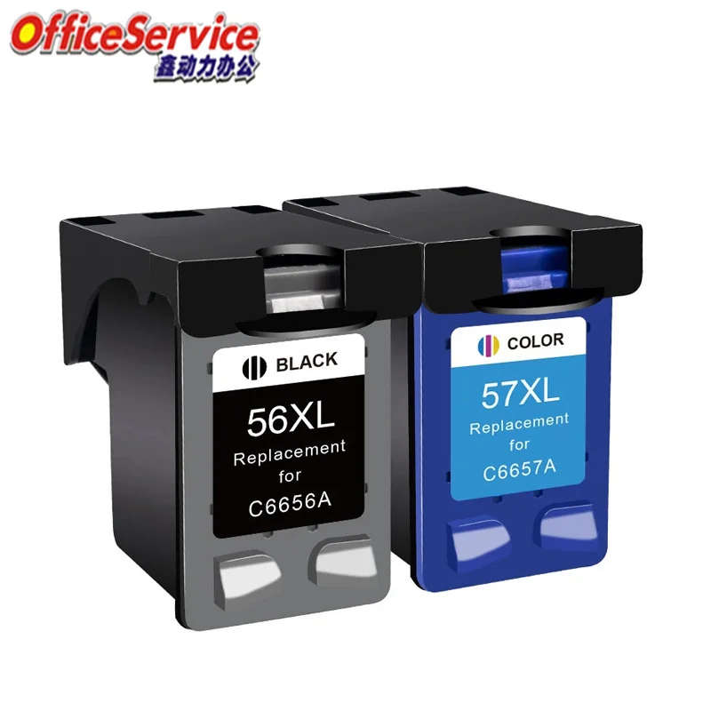 

56XL 57XL Ink Cartridge Compatible For HP56, for DeskJet 5150 450 PSC 1311 1315 1350 7150 7260 7350 4110xi 4215 1110 printer
