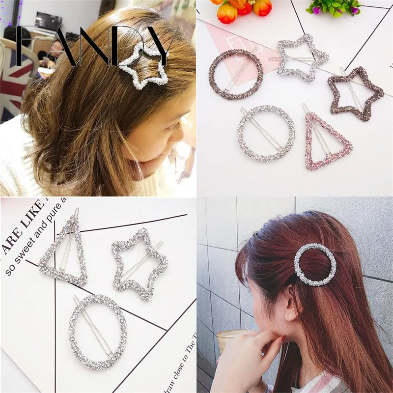 

Модная заколка для волос для женщин, элегантный дизайн, Геометрическая круглая заколка, Шпилька для волос, аксессуары для волос, заколки