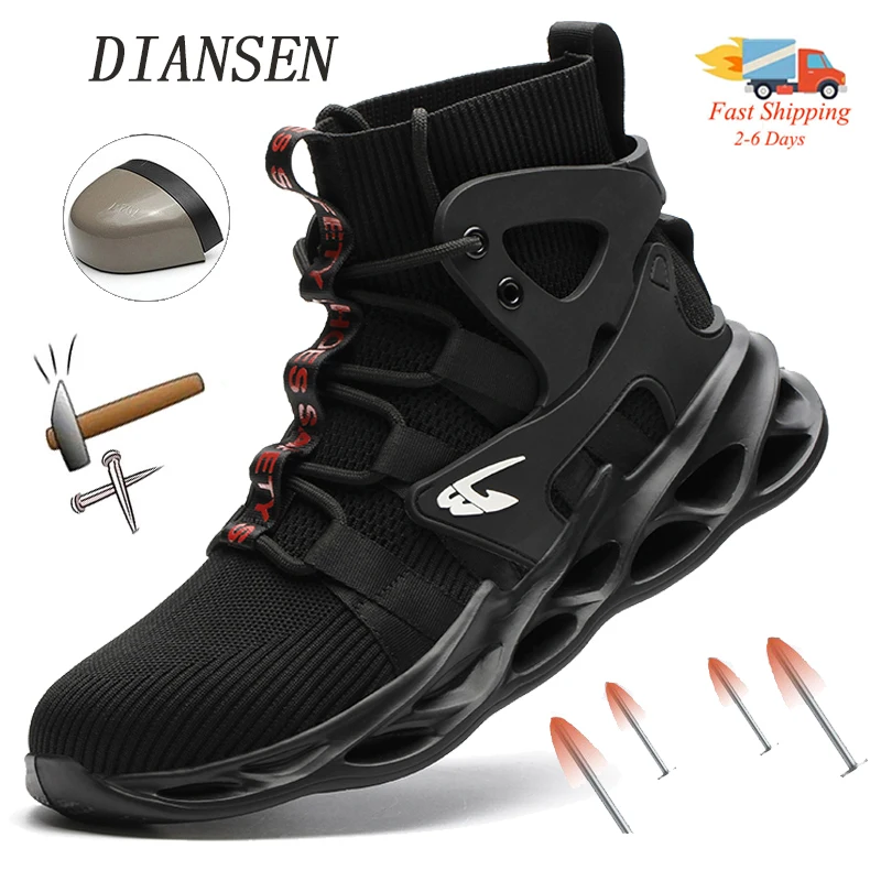 

Botas De Trabajo Para Hombre Army Boots Comfort Mens Safety Shoes Steel Toe Work ShoesProtective Sneakers Outdoor Sports Hiking