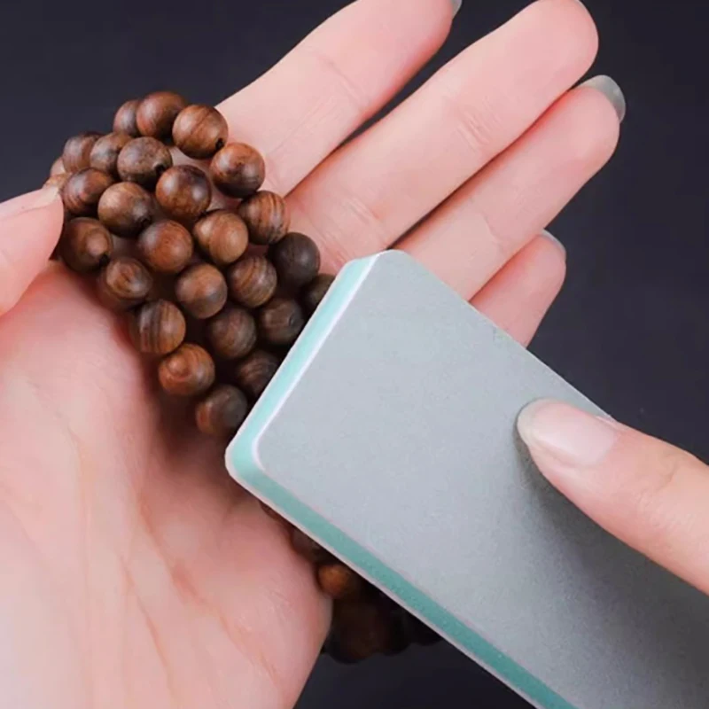 Двусторонняя буферная пилка для ногтей зернистость 1000 полукруглый Полировочный