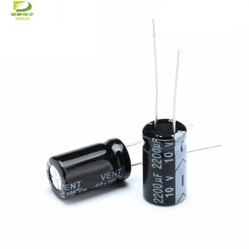 

10pcs 10V 2200UF 10 * 17 mm low ESR Aluminum Electrolyte Capacitor 2200 uf 10 V Electric Capacitors High frequency 20%