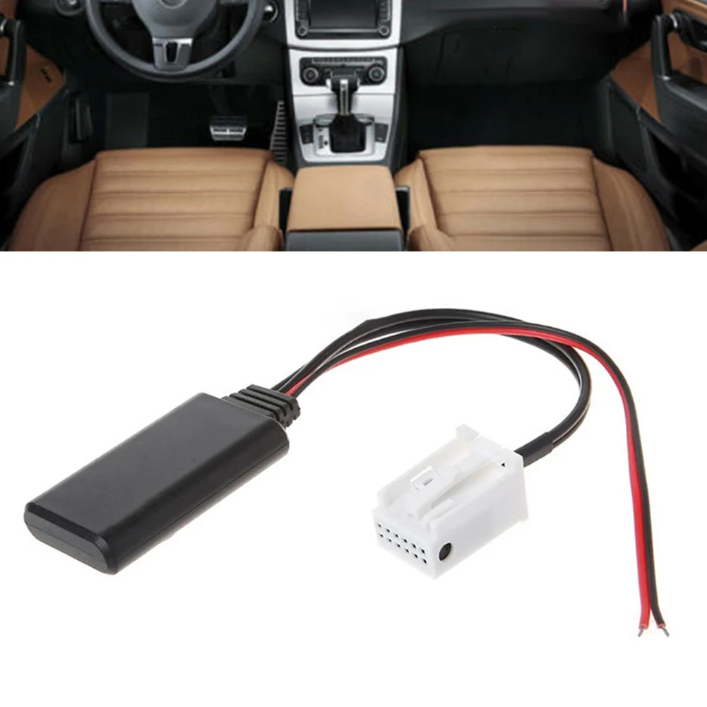 

12Pin Car Wireless Bluetooth Receiver Module AUX Adapter Music Audio Receiver For 207 307 407