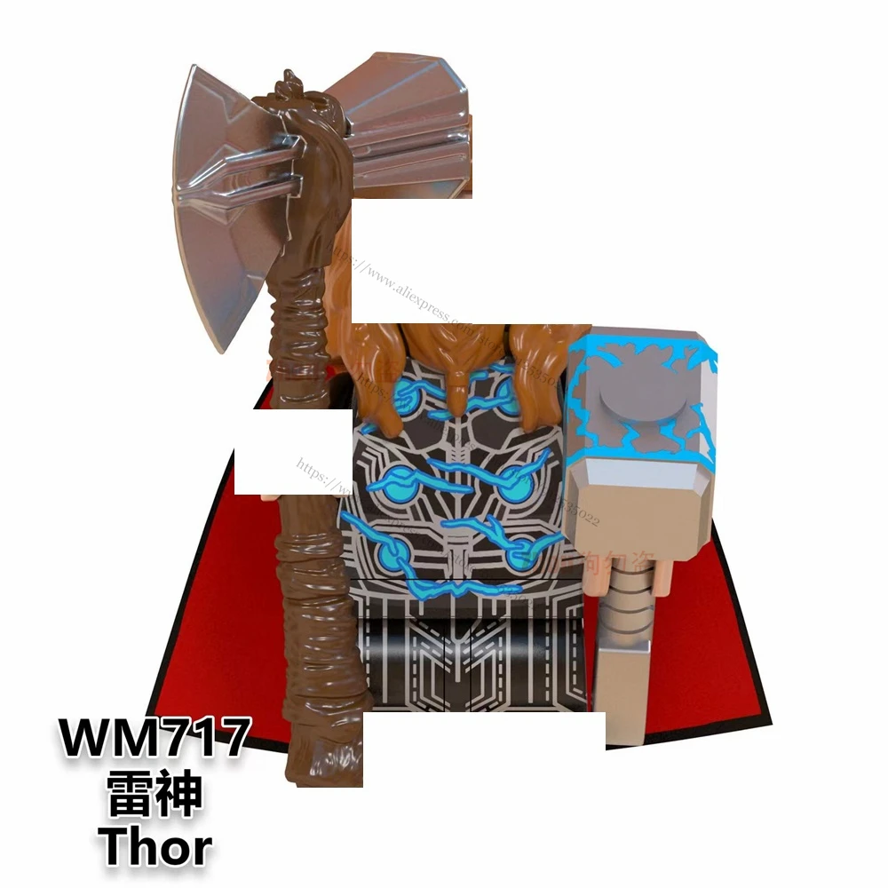 Конструктор Супергерои муравей человек алый ведьма доктор странный васп Капитан