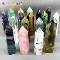 pure natural single pointed crystal column seven star array mineral crystal lucky transfer energy purification home ornaments
