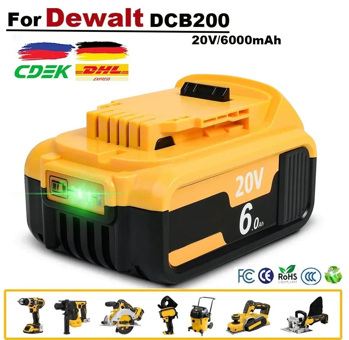 Аккумулятор Bonacell для Dewalt 20В 6.0 Ач