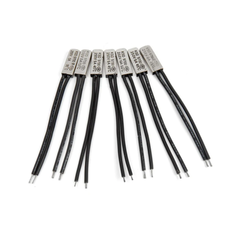 KSD9700 датчик переключения температуры 15C-155C 5A 250V 30C 40C 60C 80C 90C NO NC AC/DC Универсальный