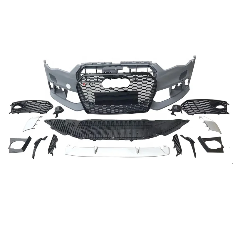 

Front bumper for A6 S6 C7 Rs6 style Auto modified High quality PP material Bodykit for A6 S6 2012-2018