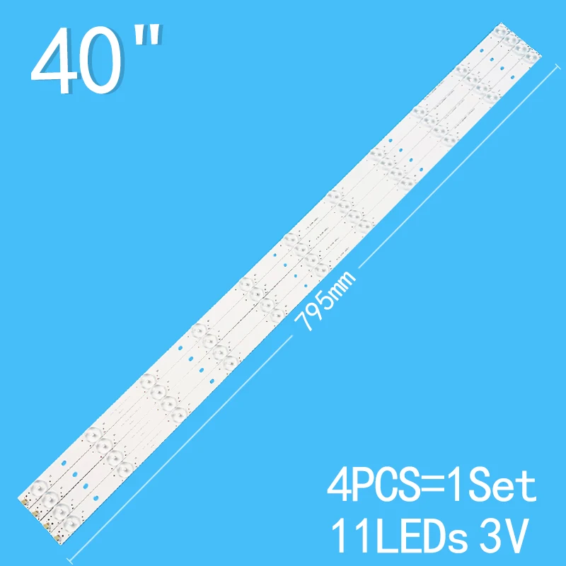 

Новинка, 4 шт./лот для 40-дюймового ТВ LBM400P110-AR-1(0)LED40K220 LEDN40D37P LTDN40D36EU 40D36P-N LSC400HM09 40H3E 40H5E 40H3C E25393