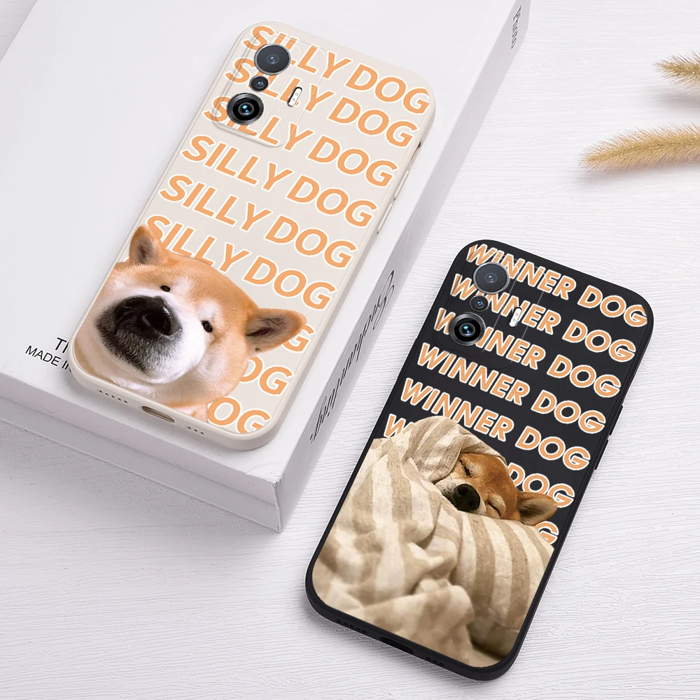 Чехол для телефона с забавным рисунком собаки Xiaomi Mi 11 Lite 5G NE Ultra 12X 12 Pro 11T 10T 10 9T 9 8 SE