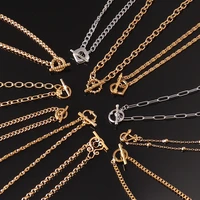 punk womens neck thick gold chain necklace for women necklace ot clasp stainless steel necklaces choker necklace jewelry gifts