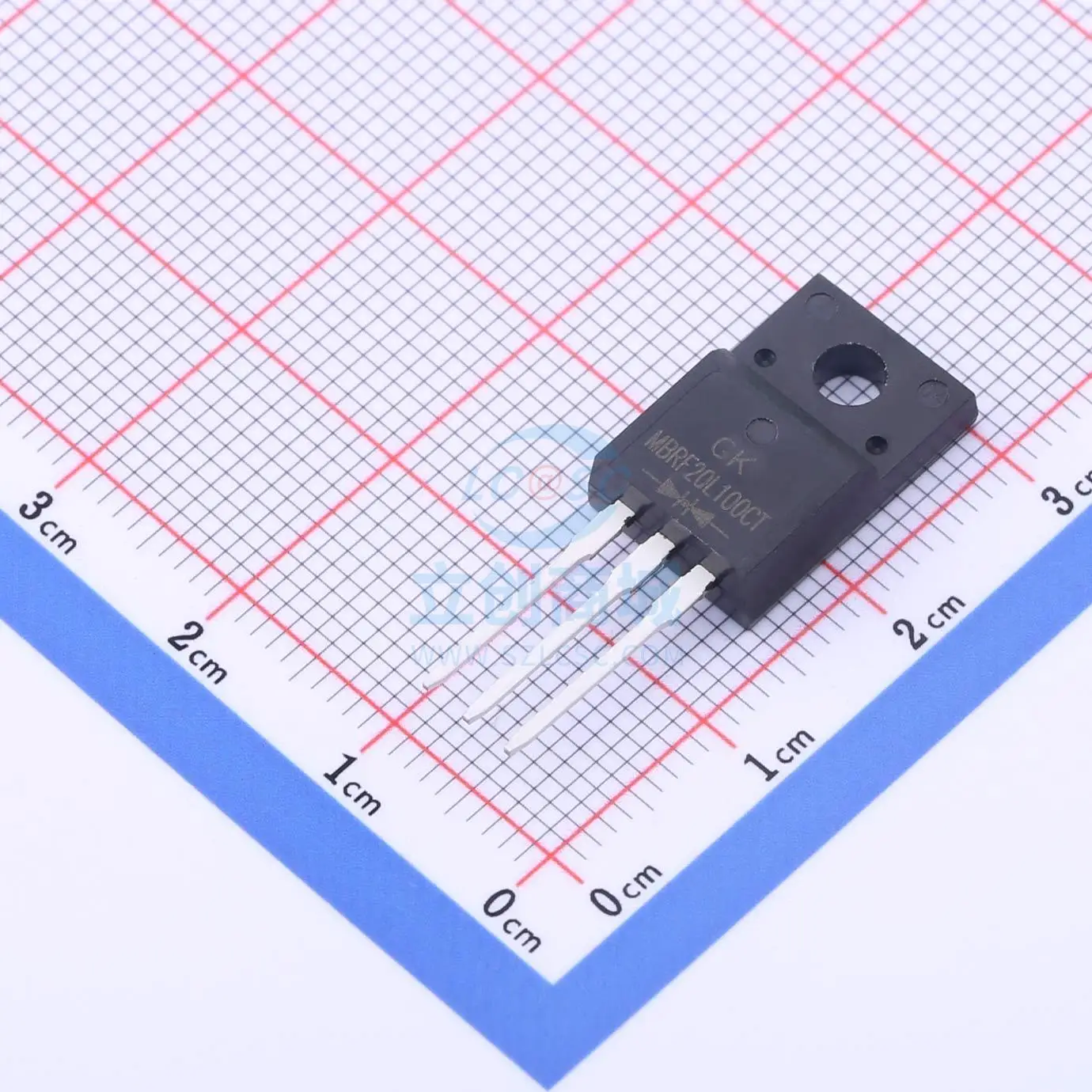 

free shipping 100V 10A 830mV@10A MBRF20L100CT 10PCS