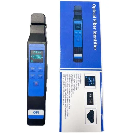 

Fiber Optic Identifier Live Fiber Optical Identifier with Built in 10mw Visual Fault Locator 800-1700nm and optical power meter