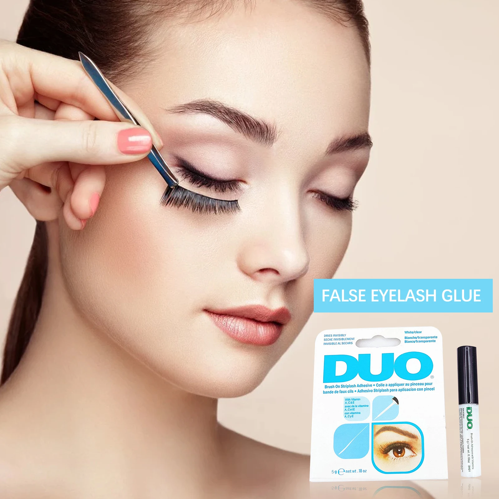 

1Pcs Professional Eyelash Glue False Eyelashes Tools Waterproof Long Lasting Quick Dry Makeup Eye Lash Glue Adhesive Sticker