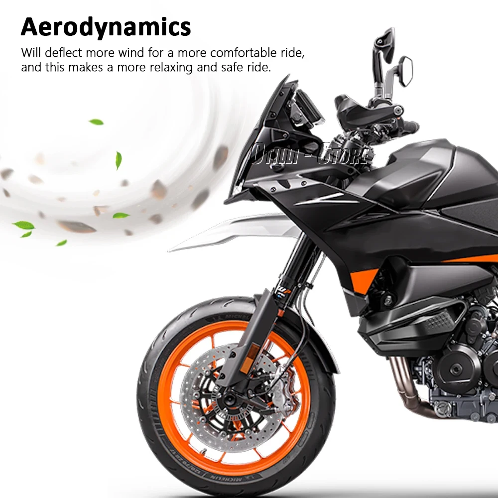 Новый черный/белый ветровое стекло мотоцикла дефлектор ветра для 790 Adventure Adv 890