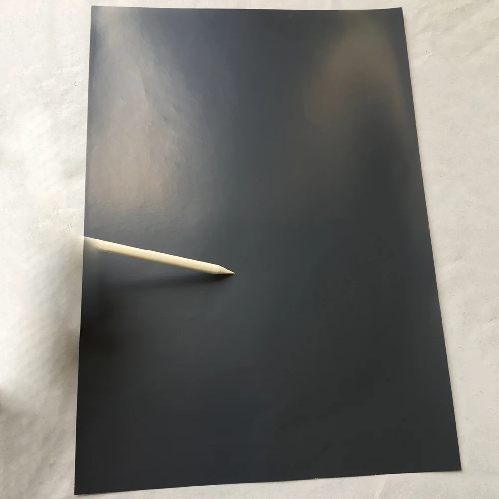 

Paper Painting Drawing Tracing Scratch Black Rainbow Scratching Set Rolling Papers