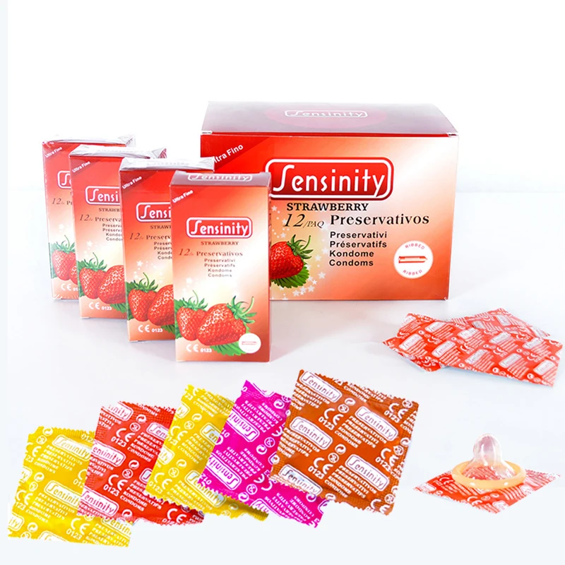 Ультратонкие презервативы в виде банана/шоколада 12 шт |