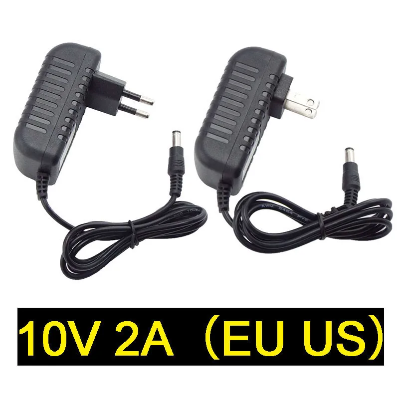 

10V 2A 2000ma AC 100-240V to DC 10V 2A Adapter Power Supply Converter charger switchSwitching Power Supplies for LED Light J1