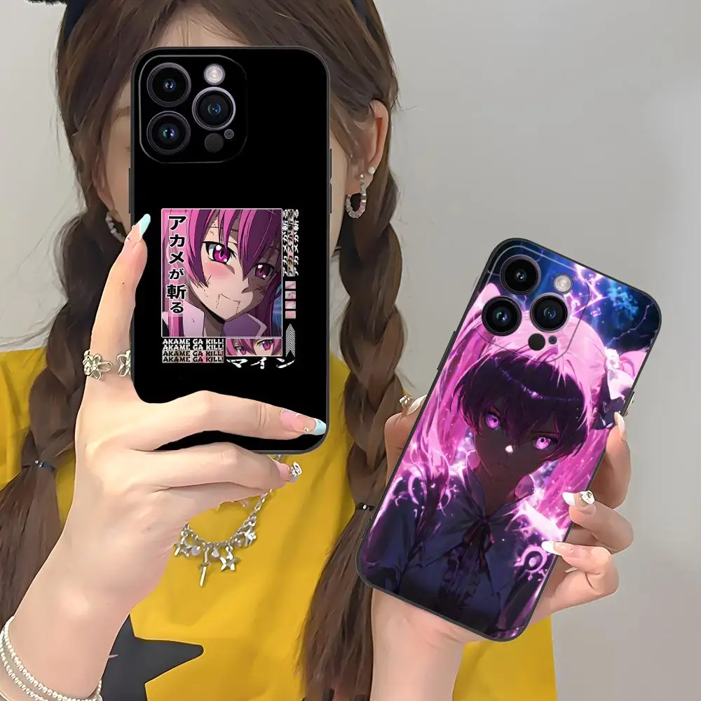 Фото Чехол для телефона Akame Ga Kill Mine для iPhone 17 16 15 14 13 12 11 X XR XS 8 7 Air Pro Max Plus Mini, мягкий противоударный чехол из ТПУ №2
