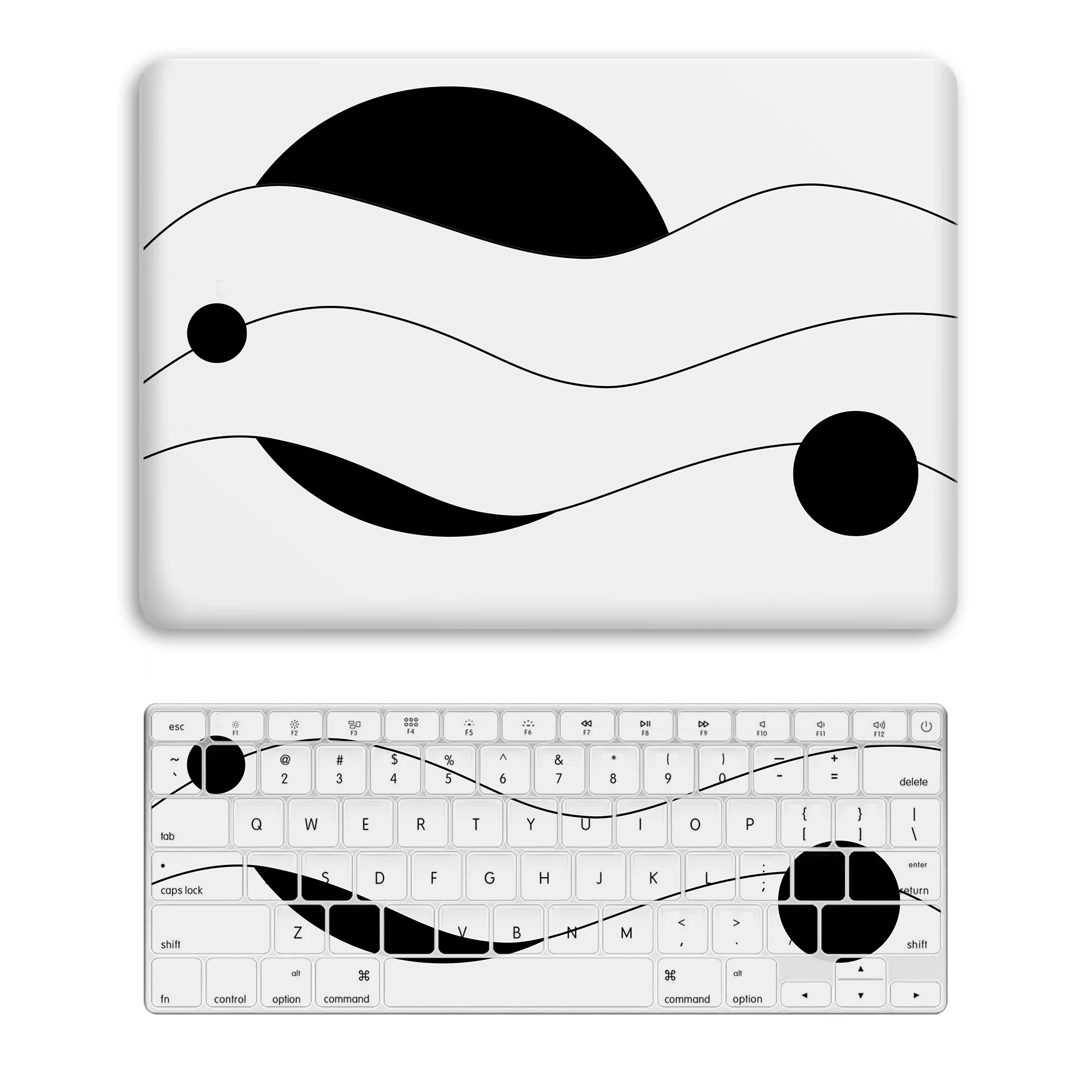 

1 Set Black Sunrise Laptop Case for MacBook Pro 13/15/16 Inch/Macbook Air 13/11Inch Notebook Hard Shell Dust Cover Laptop Cases