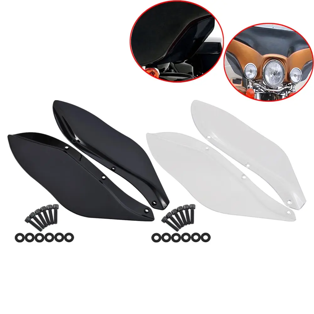 Обтекатель крыла летучей мыши мотоцикла воздушный дефлектор боковое крыло - Цена: 1699