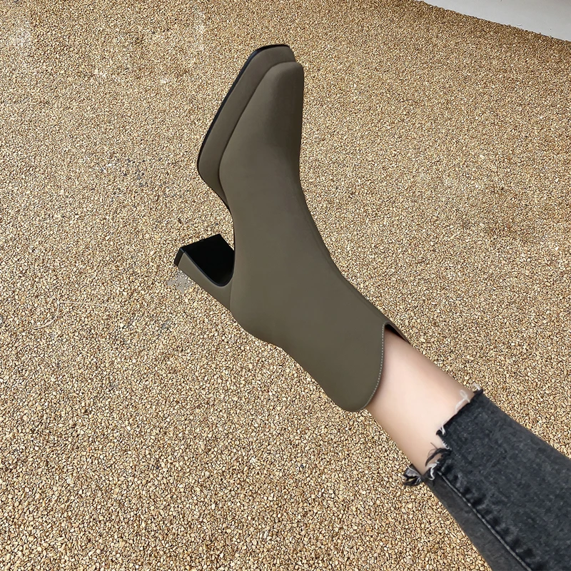 

Winter Boots For Women 2022 Heel Boots Sexy Shoes Ankle Boots Feminino Comfortable Shoes For Women