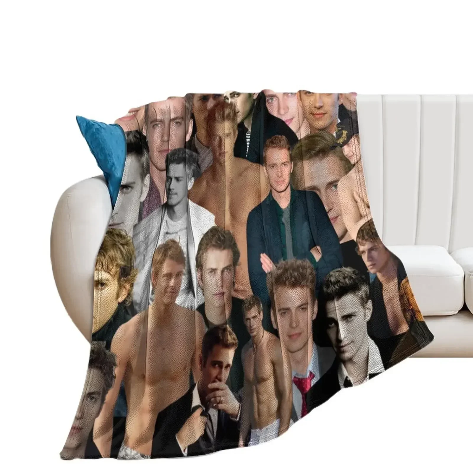 Hayden Christensen фотоколлаж мягкий плед