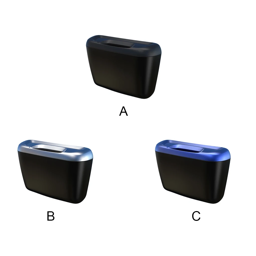 

Car Trash Can Exquisite Space-saving Garbage Box Compact Size Handy Installation Various Colors Auto Dust Case