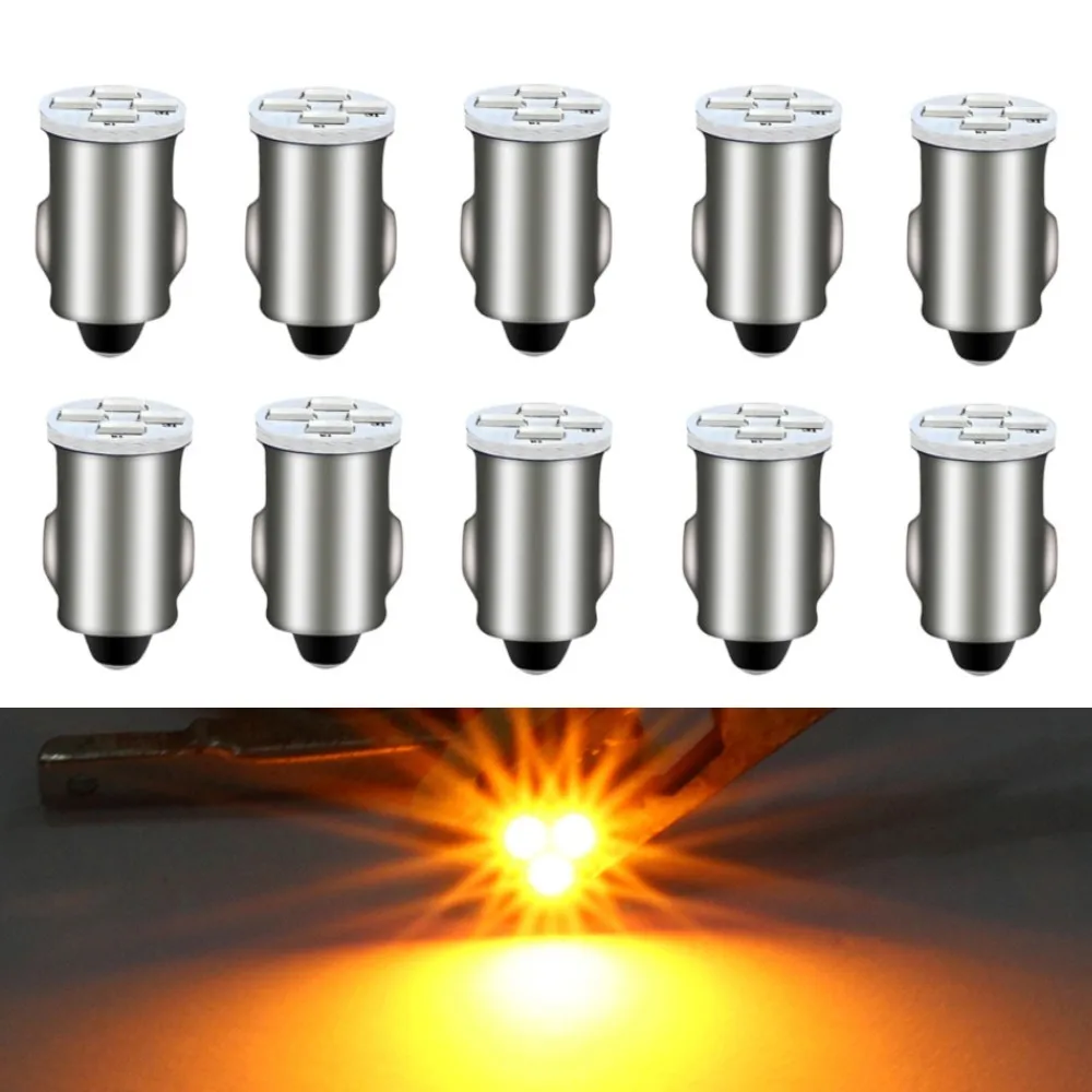 

BA7S 6 В 12 В 24 В Светодиодная лампа, 10 шт. LLB281 GLB281 Светодиодная автомобильная лампа для внутреннего освещения приборной панели Авто лампа Белый Красный Желтый Зеленый.