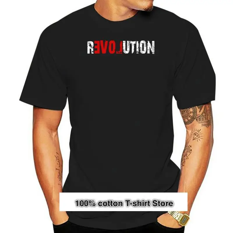 

Camiseta de Revolution Love para hombre, camisa informal, popular, 2022