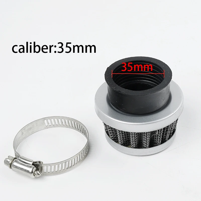 

Универсальный воздушный фильтр 35 мм 38 мм, воздухоочиститель для мотоцикла, скутера, впускной фильтр для 110-125CC квадроциклов Quad Dirt Pit Bike Go Kart