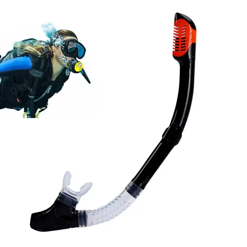 

Силиконовая трубка для подводного плавания, сухое Сноркелинг, оборудование для дайвинга, дыхательная трубка, для взрослых