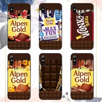 funny chocolate phone case for xiaomi redmi note 7 8 9 11 i t s 10 a poco f3 x3 pro lite funda shell coque cover