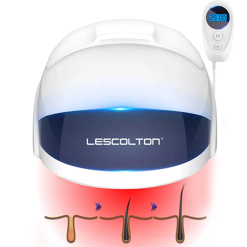 Lescolton LLLT Hair Regrowth Laser Helmet Anti Hair Loss Treatment Hair Growth Cap Promote Hair Fast Regrow Laser Therapy Device