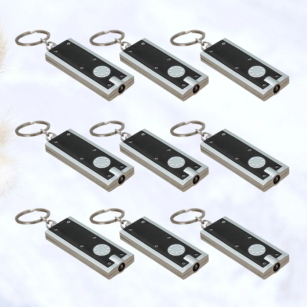 

10 Pcs LED Night Lights Flashlight Keychains Small Gift Flashlight Decoration Keychains