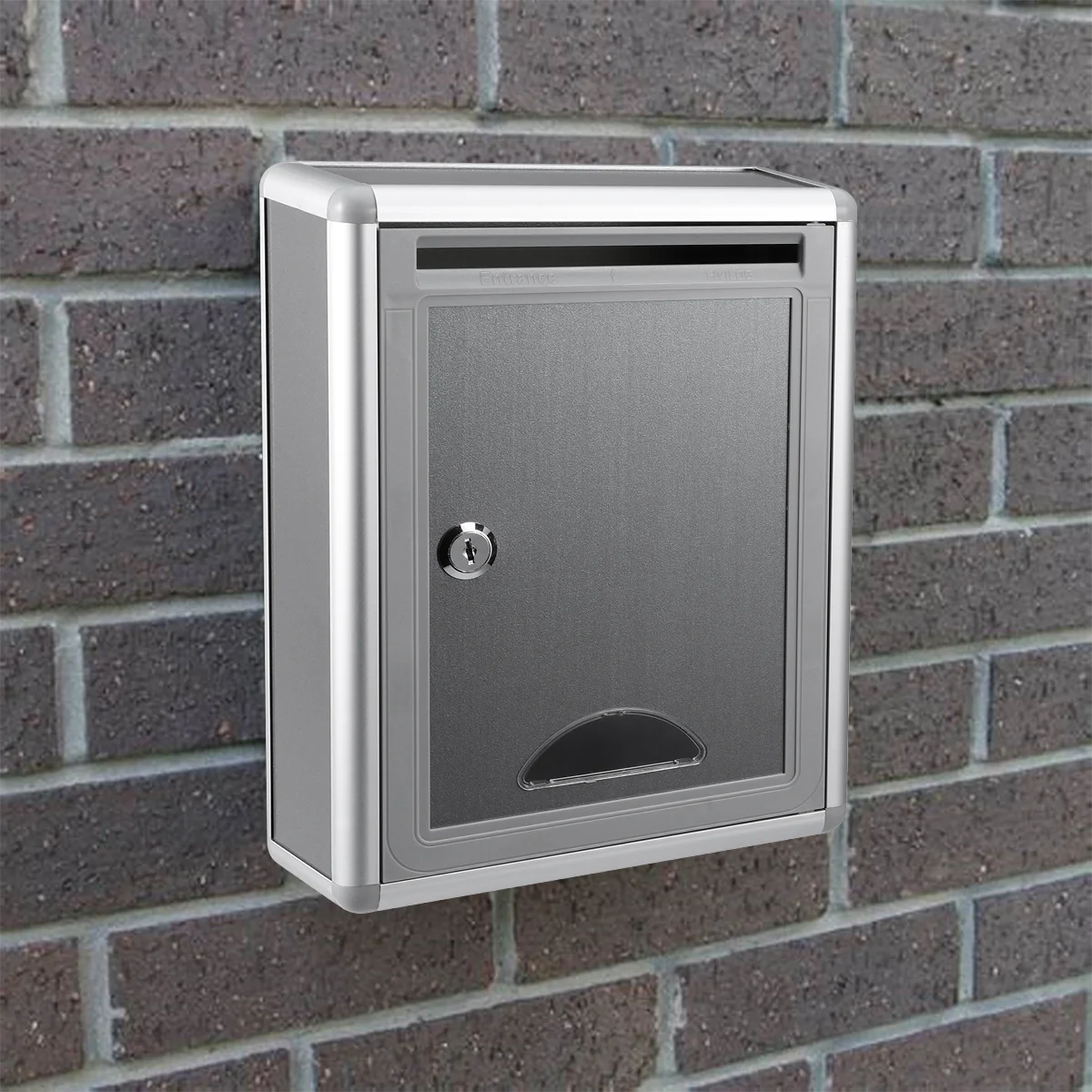 

Box Suggestion Mailbox Wall Drop Locklocking Mail Donation Boxes Mounted Metalhanging Ballot Post Mount Letter Stainless