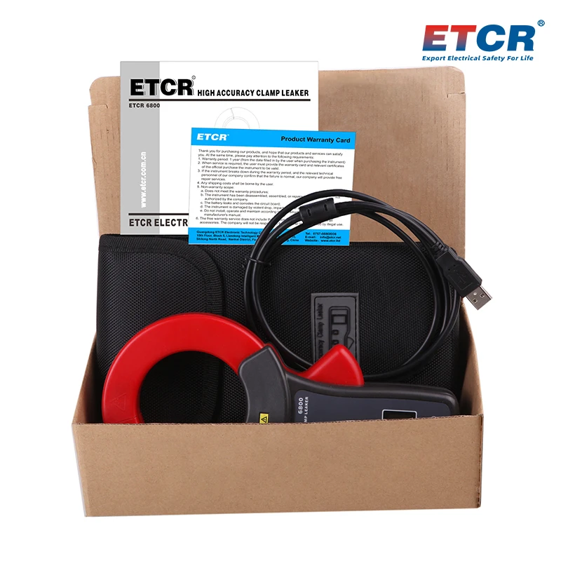 ETCR6800 специализируется на измерении устройств переменного и постоянного тока