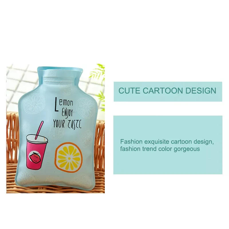 

Mini Warm Hot Water Bag Cartoon Pattern Hot Water Bottles Lady Kids Gifts Physiological Period Warm Aceessories