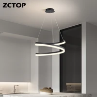minimalist led chandeliers for living room dining kitchen study bar office shop home indoor hanging pendant chandeliers lighting