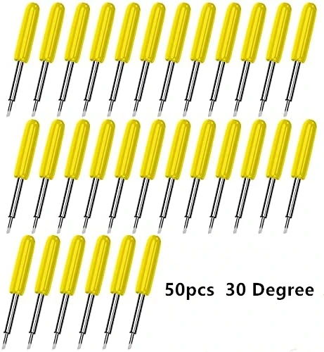 50PCS 30/45/60 Degrees Replacement Blades For Roland Cricut Plotter Blade  Knife Cutter Blades For Power Tools Cutting Plotter