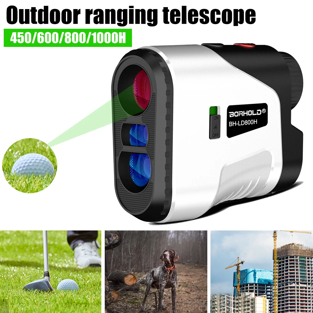 

Laser Rangefinder 450M 600M 800M 1000M Golf Range Finder With Flag-Lock Slope Pin Laser Distance Meter For Golf Hunting Kit