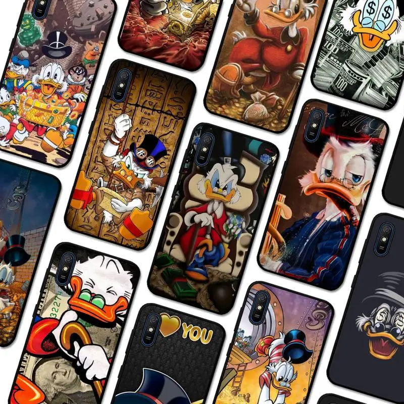 

Disney Scrooge McDuck Phone Case for Redmi 5 6 7 8 9 A 5plus K20 4X 6 cover