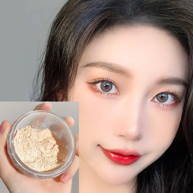 Ballet Small Gold Statue Finishing Powder Waterproof and Sweatproof Makeup Long Lasting Oil Control  Face Powder Free Shipping