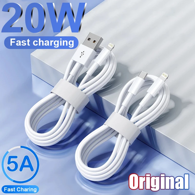 PD 20 Вт USB C к iOS кабель для быстрой зарядки и передачи данных для iPhone 14 13 11 12 Pro Max Plus XR XS кабель для быстрой зарядки телефона