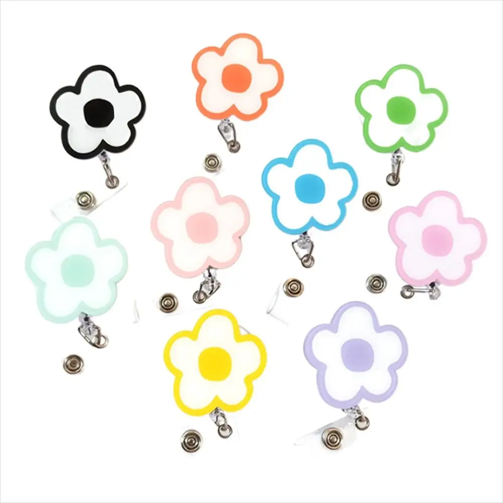 

Name Tag Nurse Badge Reel Cartoon Chest Card Work Card Easy Pull Buckle Exhibition Card Acrylic ID Card Holder Doctor Students
