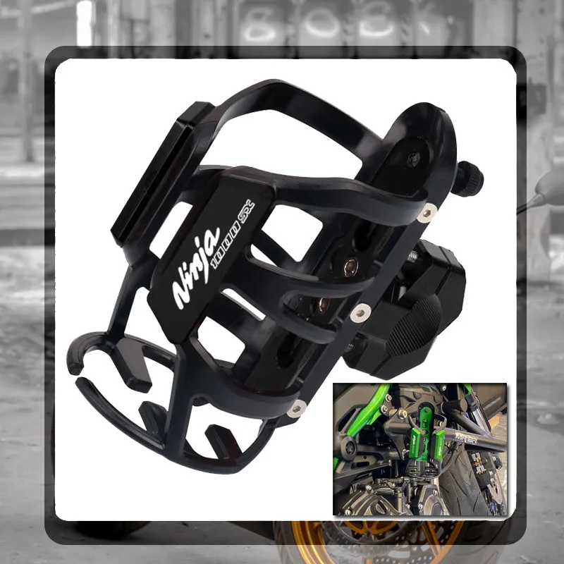 

For KAWASAKI NINJA10000SX NINJA 1000SX NINJA1000 SX 2020 2021 2022 Motorcycle Accessories CNC Water Bottle Drink Cup Holder